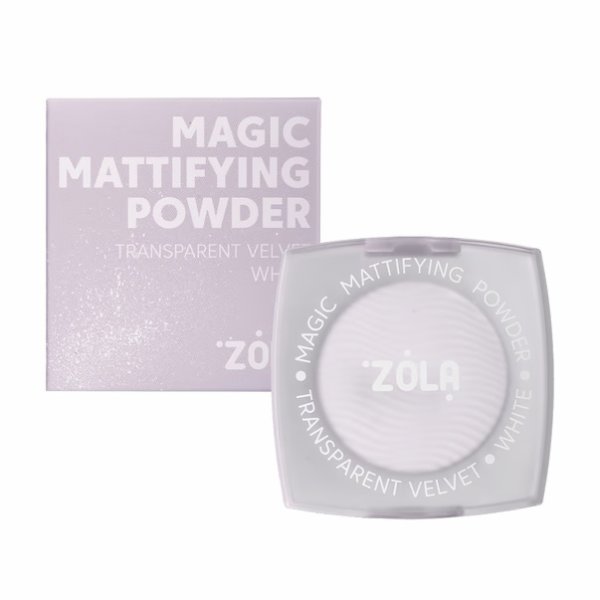 Пудра, що матує Zola прозорий оксамит Magic Mattifying Powder Transparent Velvet White 5 г. Пудра, що матує Zola прозорий оксамит Magic Mattifying Powder Transparent Velvet White 5 г., купити в інтернет магазині Beauty Home онлайн з доставкою