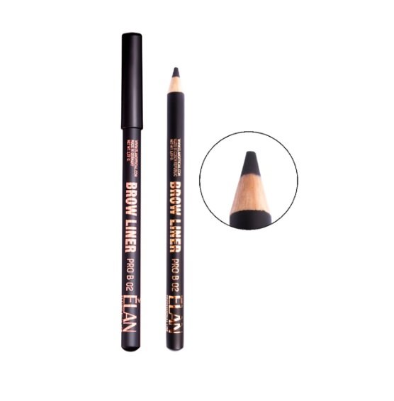 Пудровий олівець для брів Brow Liner PRO B 02 dark brown