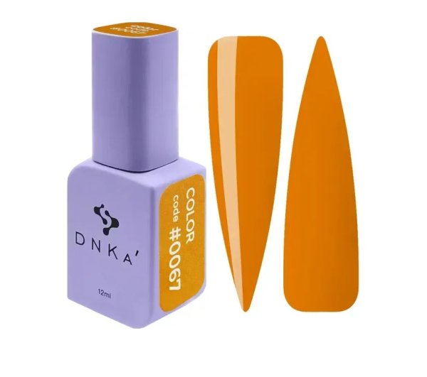 DNKa Gel Polish, 12 ml Color #0067,Помаранчевий
