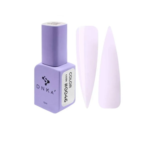 DNKa Gel Polish, 12 ml Color #0046 Молочний лілово-сірий DNKa Gel Polish