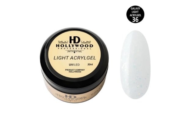 Рідкий акригель Light Acrygel 36 HD Hollywood 30 мл.