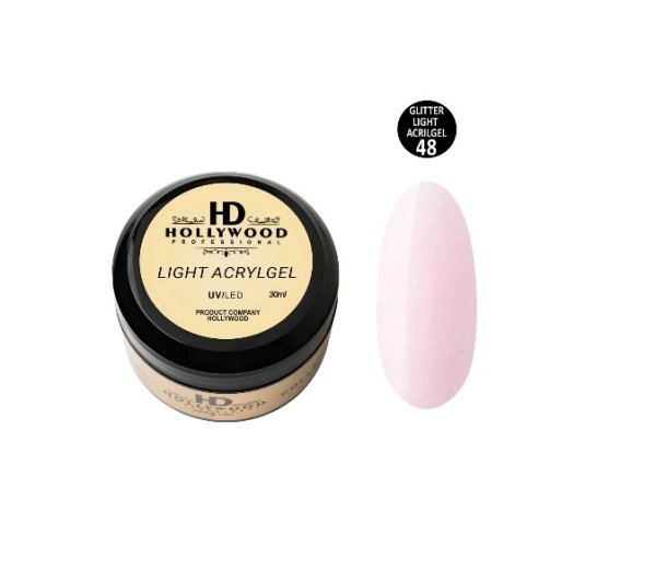 Рідкий акригель Light Acrygel 48 HD Hollywood 30 мл.