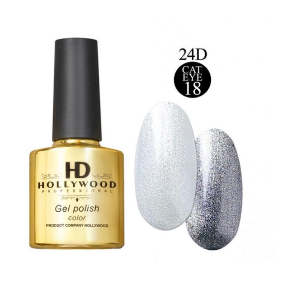 Гель лак Котяче око HD Hollywood Cat EYE 24D #018 8 ml Гель лак Котяче око HD Hollywood Cat EYE 24D #018 8 ml