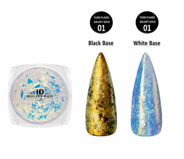 Пластівці Юкі 01 GALAXY Gold Золото 1.0гр Hd Hollywood