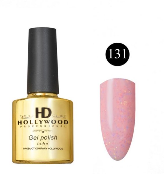 Гель-лак 131 Йогурт Ніжно Рожевий HD Hollywood 8 ml Гель-лак 131 Йогурт Ніжно Рожевий HD Hollywood 8 ml