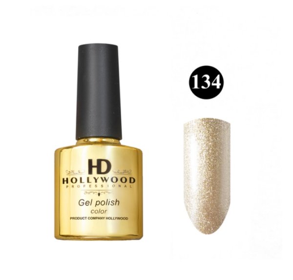 Гель лак HD Hollywood 134 Бронзовий Золото Щільний 8 мл Гель лак HD Hollywood 134 Бронзовий Золото Щільний 8 мл