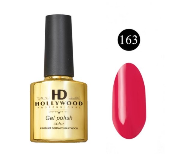 Гель-лак 163 Ягідний Щільний HD Hollywood 8 ml