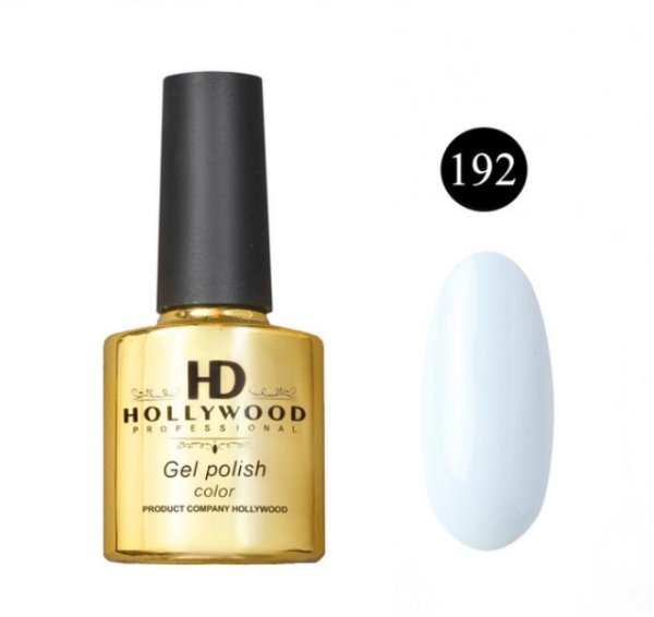 Гель-лак 192 Блакитний Щільний HD Hollywood 8 ml