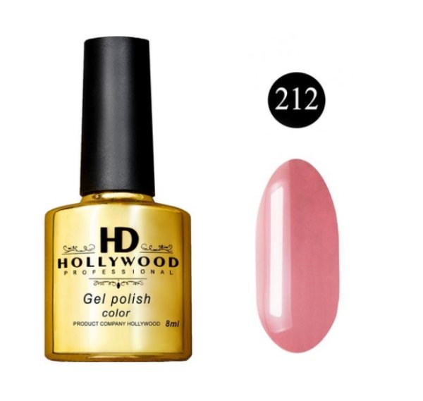 Гель-лак 212 Теракотовий Пастельний HD Hollywood 8 ml Гель-лак 212 Теракотовий Пастельний HD Hollywood 8 ml
