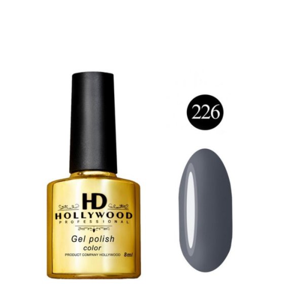 Гель-лак 226 Бузковий Щільний HD Hollywood 8 ml