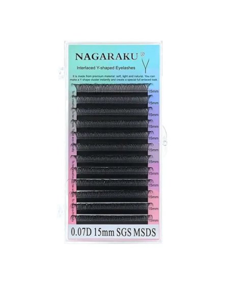 Вії Nagaracu Y 2D (0.07 L MIX 8-15)