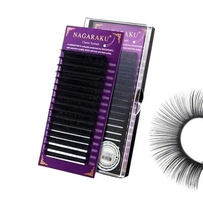 Nagaraku Вії Окремі довжини 14 mm D (0.07)