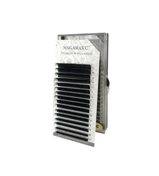 Nagaraku Ресницы Auto Fans  MIX C 0.07 (7- 14 mm)