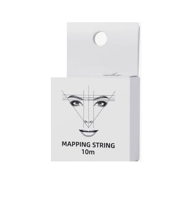 Нитка пофарбована для розмітки брів (біла)