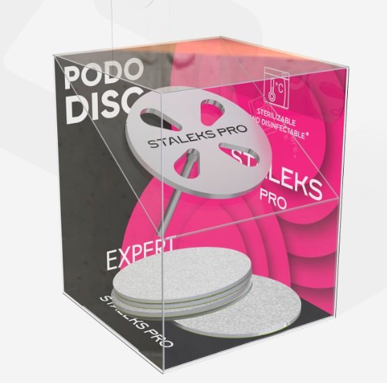 Диск педикюр L Expert 180 грит 5 шт (25 мм)