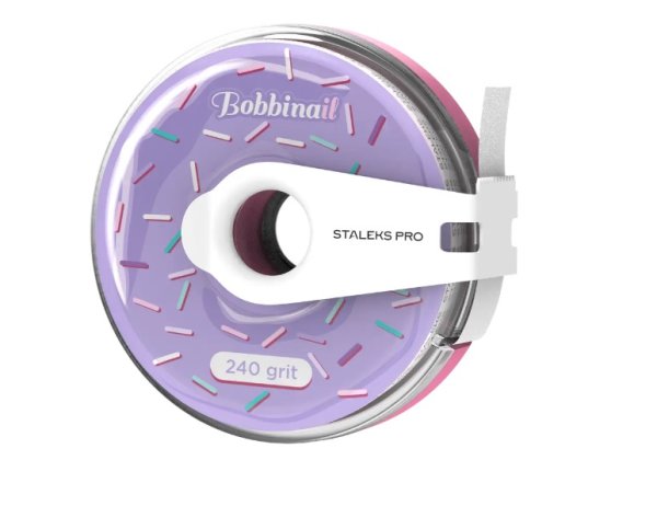 Змінний файл-стрічка papmAm в пластиковій котушці Bobbinail Staleks Pro Expert, 240 грит