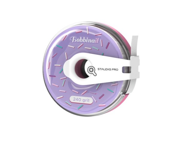Змінний файл-стрічка в пластиковій котушці Staleks Pro Expert, 240 грит Bobbina
