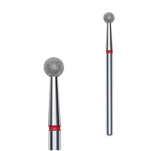 Фреза Куля алмаз Staleks (Червона) 0.40