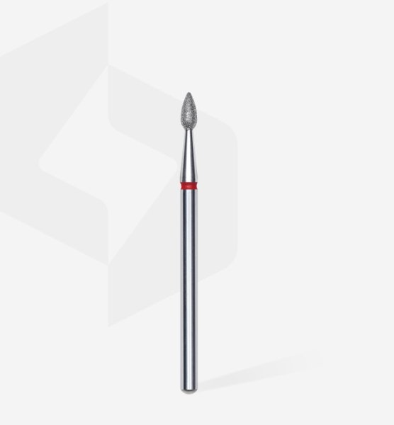 Фреза Staleks діамантова Крапля Червона 2,3мм/5мм Фреза Staleks діамантова Крапля Червона 2,3мм/5мм