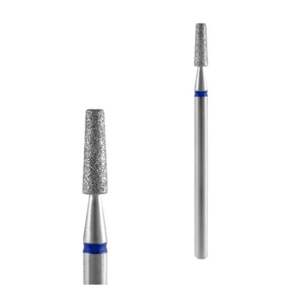 Фреза Staleks діамантова усічений конус 2,5мм/8мм синій