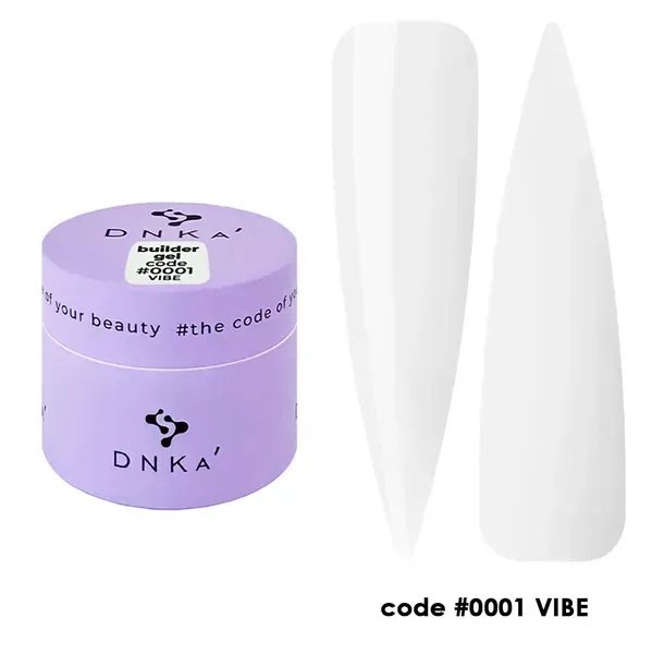 DNKa Builder Gel Моделюючий гель #0001 Vibe, 15 мл, купити в інтернет магазині Beauty Home онлайн з доставкою