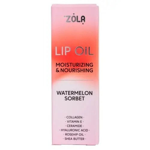 Олія для губ ZOLA Watermelon Sorbet 7 ml, купити в інтернет магазині Beauty Home онлайн з доставкою