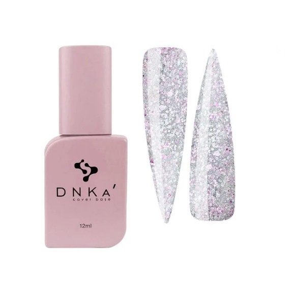 DNKa Cover Base, 12 ml #0050 Fancy світловідбиваючий з паєтками DNKa Cover Base