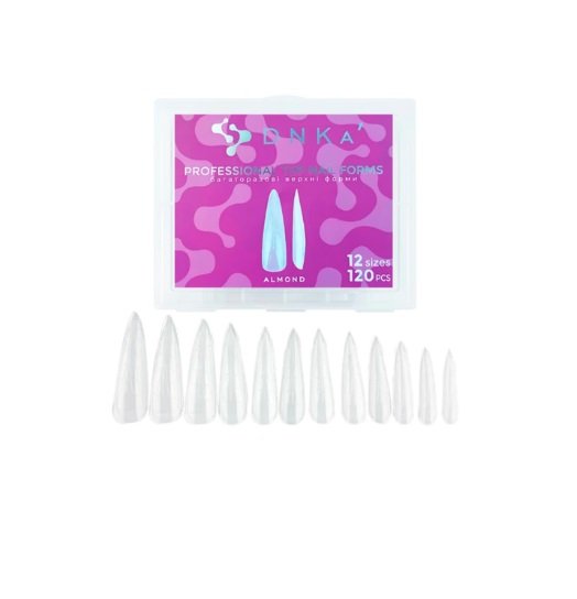 Top Nail Forms Almond DNKa, 120 pcs. Верхні форми