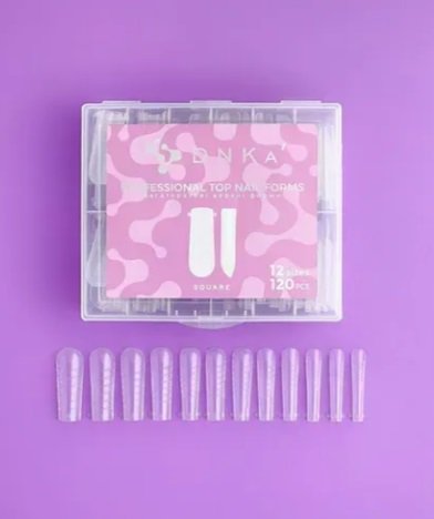 Top Nail Form Square DNKa, 120 pcs, Верхні форми