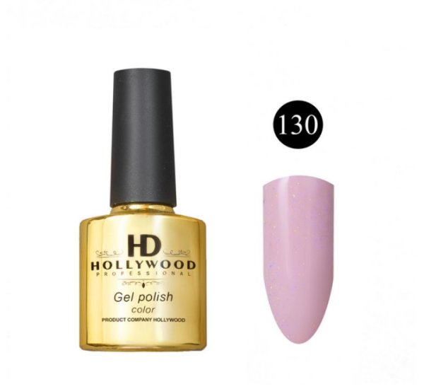 Гель-лак 130 Йогурт Ніжно Фіолетовий HD Hollywood 8 ml Гель-лак 130 Йогурт Ніжно Фіолетовий HD Hollywood 8 ml
