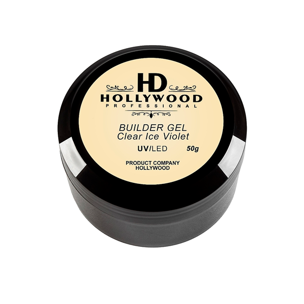 Гель для нарощування нігтів HD Hollywood Builder Gel Clear Ice Violet Гель для нарощування нігтів HD Hollywood Builder Gel Clear Ice Violet, купити в інтернет-магазині Beauty Home з доставкою