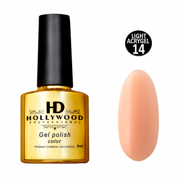 Рідкий акрил-гель Light Acrygel 14 Ніжний лате HD Hollywood 8 мл Рідкий акрил-гель Light Acrygel 14 Ніжний лате HD Hollywood 8 мл, купити в інтернет-магазині Beauty Home з доставкою