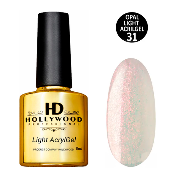 Рідкий акрил-гель Light Acrygel 31 HD Hollywood 8 мл, купити в інтернет-магазині Beauty Home з доставкою