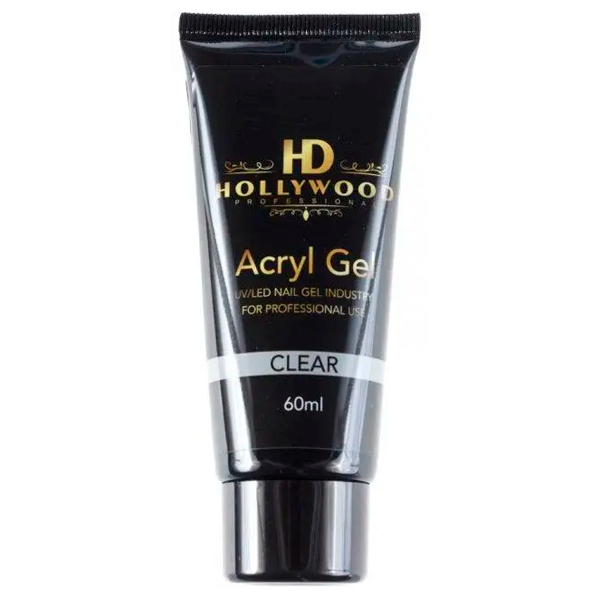 Акрил-гель HD Hollywood Acryl Gel CLEAR прозорий Акрил-гель HD Hollywood Acryl Gel CLEAR прозорий, купити в інтернет-магазині Beauty Home з доставкою