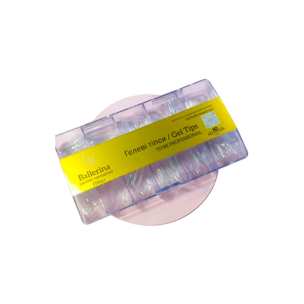 Гелеві тіпси для нарощення нігтів Балерина/Ballerina, купити в інтернет-магазині Beauty Home з доставкою