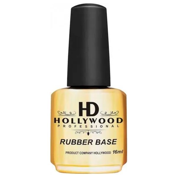 База під гель-лак HD Hollywood Rubber Base Coat 16 мл., купити в інтернет-магазині Beauty Home з доставкою