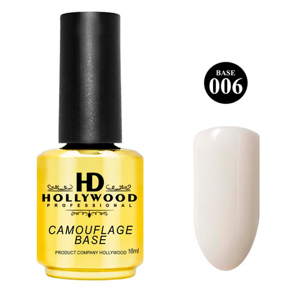 База каучукова камуфляжна 006 Молочний Hollywood HD База каучукова камуфляжна 006 Молочний Hollywood HD, купити в інтернет-магазині Beauty Home з доставкою