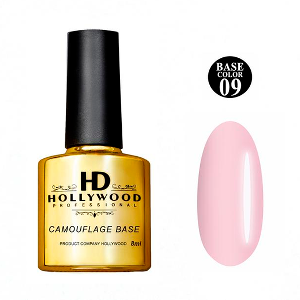 База каучукова Color Пильний Рожевий 09 HD Hollywood, 8 мл, купити в інтернет-магазині Beauty Home з доставкою