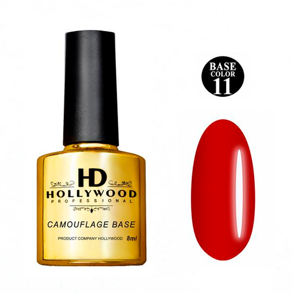 База каучукова Color Червоний 011 HD Hollywood, 8 мл, купити в інтернет-магазині Beauty Home з доставкою