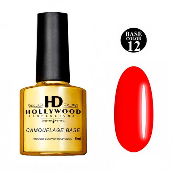 База каучукова Color Червоний 012 HD Hollywood, 8 мл, купити в інтернет-магазині Beauty Home з доставкою