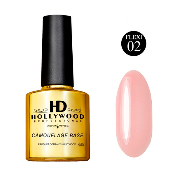 База Камуфляжна Flexi 02 Рожевий HD Hollywood 8 мл, купити в інтернет-магазині Beauty Home з доставкою