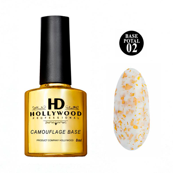 Каучукова база потал 02 Молочний Potal 8 мл HD Hollywood Каучукова база потал 02 Молочний Potal 8 мл HD Hollywood, купити в інтернет-магазині Beauty Home з доставкою