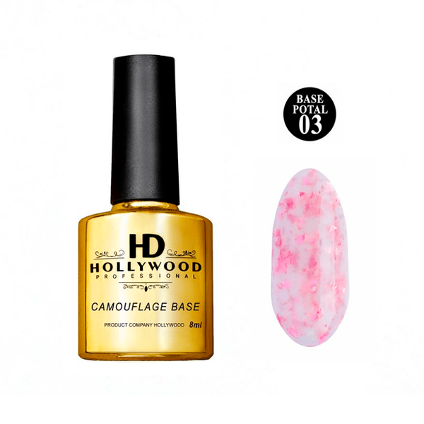 HD Hollywood каучукова база потал 03 рожевий HD Hollywood каучукова база потал 03 рожевий, купити в інтернет-магазині Beauty Home з доставкою