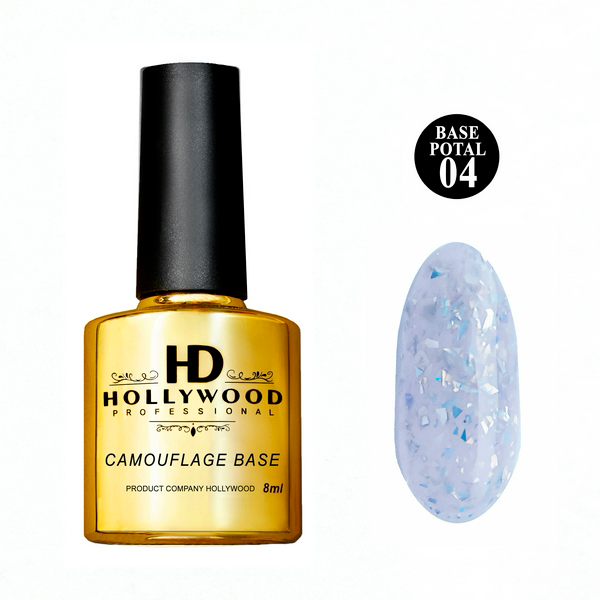 Каучукова база потал 04 Ліловий Potal 8 мл HD Hollywood, купити в інтернет-магазині Beauty Home з доставкою