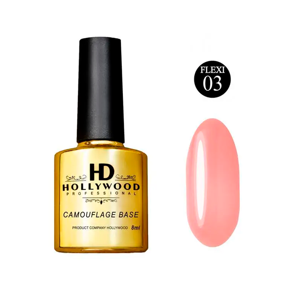 База камуфляжна Flexi 03 світло-рожевий HD Hollywood 8 ml., купити в інтернет-магазині Beauty Home з доставкою