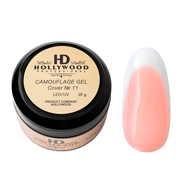 Гель камуфлюючий, Comouflage Led Gel Clear Cover #11 Hollywood, купити в інтернет-магазині Beauty Home з доставкою