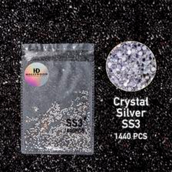 Стрази для нігтів Crystal Срібло SS3 HD Hollywood Стрази для нігтів Crystal Срібло SS3 HD Hollywood, купити в інтернет-магазині Beauty Home з доставкою