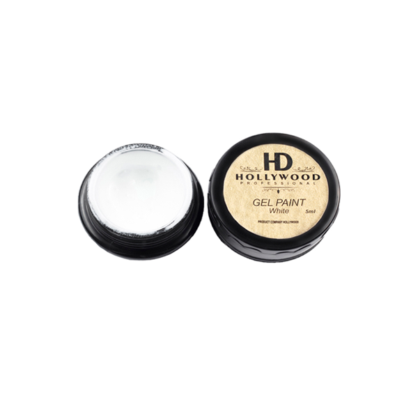 Гель-фарба біла HD Hollywood 5 мл., купити в інтернет-магазині Beauty Home з доставкою