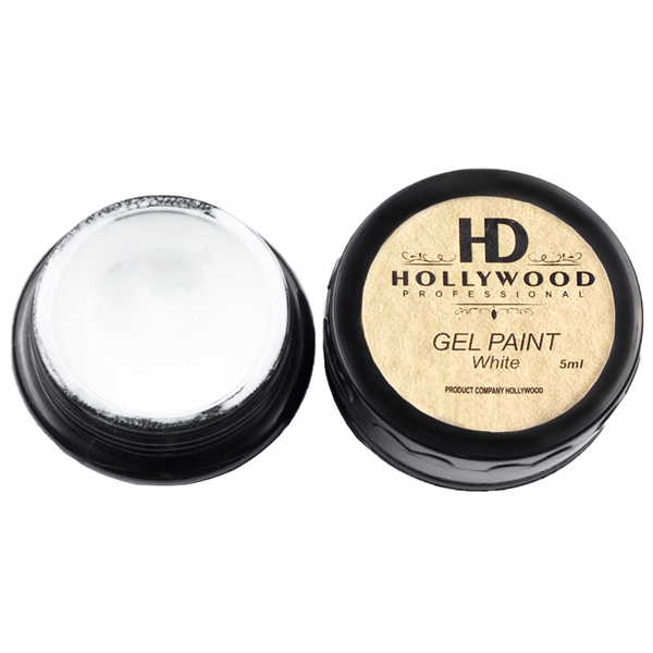Гель-фарба Біла HD Hollywood, купити в інтернет-магазині Beauty Home з доставкою