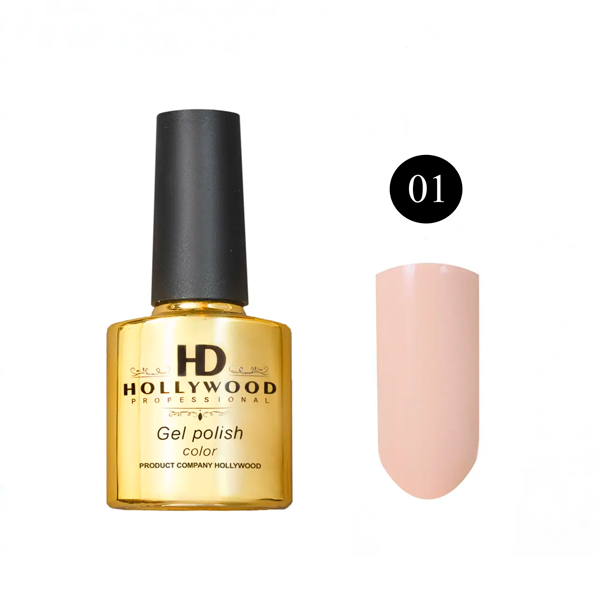 Гель-лак HD Hollywood № 01, 8 мл., купити в інтернет-магазині Beauty Home з доставкою